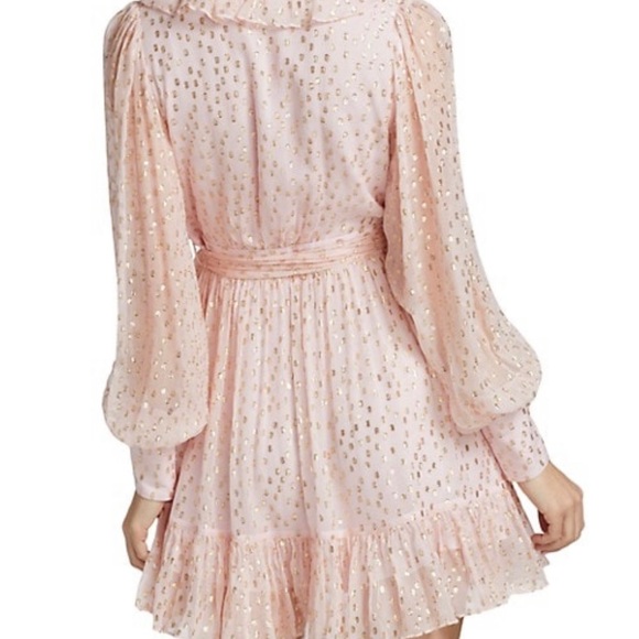 Zimmermann Metallic Dot Ruffle Dress - Picture 10 of 13